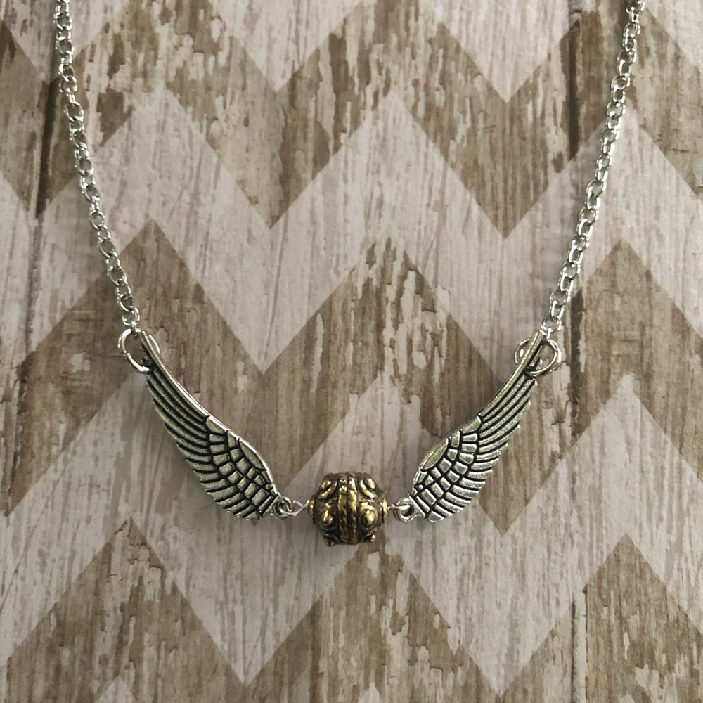 Harry Potter Golden Snitch Necklace